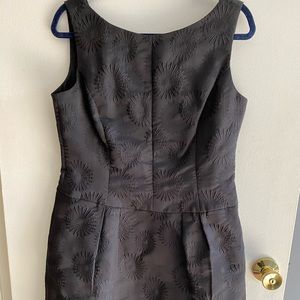 Anne Klein Black Dress w/ Sunburst Detail, Size 12